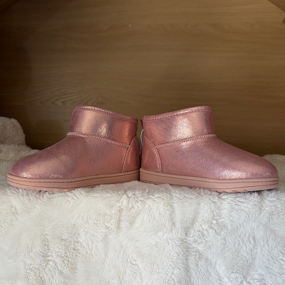 ✨$19✨NWT•Jumping Beans Nala Toddler Girls Ankle Boots | Pink Sparkle | 10 T - Picture 5 of 9